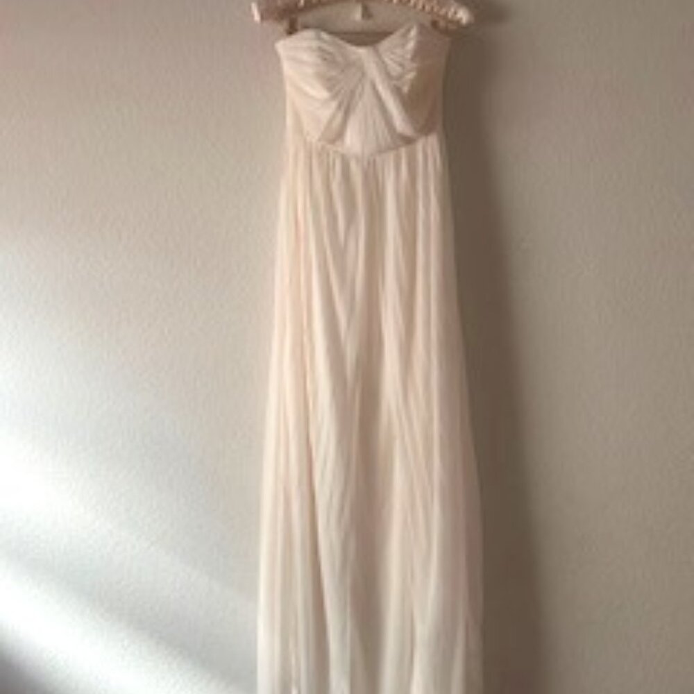 Pretty ivory light flowing dress